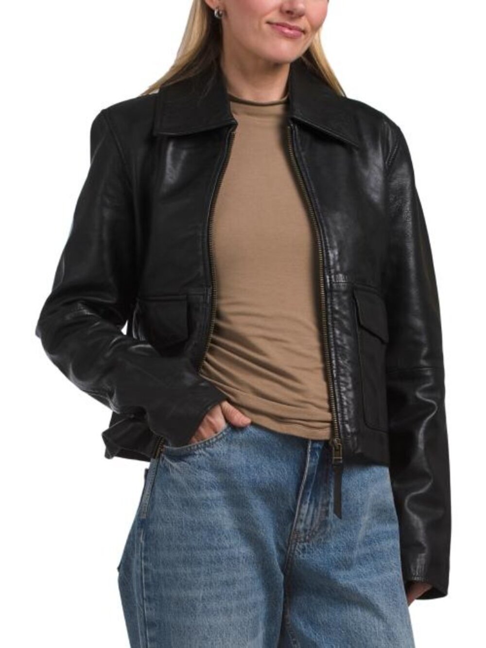 BOD & CHRISTENSEN Leather leather brooke jacket